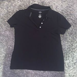 St. John’s Bay Black Collared Shirt